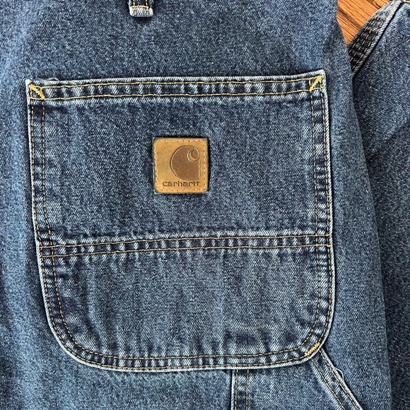 Carhartt Men's Carpenter Blue Jeans 44x32 - Picture 4 of 5